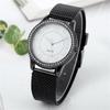 Reloj Luminoso para Estudiantes, Niñas, Correa de Malla de Goma, Reloj de Mujer, Fabricante de Relojes de Cuarzo, Relojes para Mujer, Esfera Grande