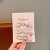 Pasador de Dibujos Animados Coreanos Lindo Estilo Nuevo Pinza para el Cabello de Perla Rosa para Niñas Pequeñas, Pinza para Flequillo Lateral, Accesorio para el Cabello al por Mayor