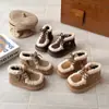 Botas Infantis Bebê Fofas Botas de Dois Algodões 2025 Inverno Novas Botas Birkenstock para Meninas Botas Curtas Quentes com Forro de Lã para Meninos