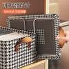 Caja de Almacenamiento para Ropa de Otoño e Invierno con Patrón de Espiga y Tapa para Armario Caja de Almacenamiento Doméstica Plegable Caja de Organización Cesta de Almacenamiento en Capas