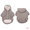 Suéter con Capucha de Felpa Suave de Algodón Fresco Color Caramelo Nuevo de Invierno Ropa para Perro