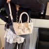 Bolso Retro Estilo Coreano para Mujer 2025 Verano Nuevo Bolso Cubo Cesta de Verduras Moda de Alta Gama Bolso Cruzado para Suegra