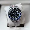 Laojia Gmt Greenwich Anillo de Cola Reloj Mecánico Reloj para Hombre Aaa Alta Calidad Anillo de Sprite Reloj de Pulsera