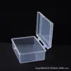 Caja Rectangular de Plástico Transparente Nueva Caja para Componentes Digitales DIY Joyería Empaque de Juguetes Pequeños Caja para Pestañas Postizas Caja para Uñas