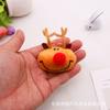 Decoración creativa de luces LED de muñeco de nieve navideño, colgante de alce, diadema de Papá Noel, pinza para el cabello, accesorios, venta al por mayor