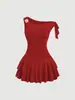 Em Estoque Transfronteiriço Amazon Aliexpress Nova Moda Elegante Design Sem Costas Estilo Bolo Gola Alta Bodycon Vestido