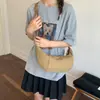 Bolso de nailon nuevo para mujer 2026 transfronterizo, bolso tipo bola de masa ligero de gran capacidad estilo japonés, bolso cruzado versátil casual