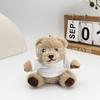 Lindo lindo suéter oso colgante juguete de peluche oso de peluche muñeca colgante de bolsa llavero de muñeca