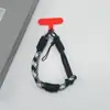 Estilo ins correa de teléfono tejida de color contrastante correa corta para la muñeca colgante de llavero de cámara CCD anti-pérdida unisex