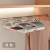 Cabide de Pescoço Curto, Antiderrapante, Sem Marcas, Guarda-Roupa Doméstico, Pescoço Curto, Anti-Ângulo de Ombro, Espessado, Suporte Giratório para Secar Roupas