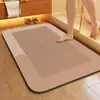 Tapete Absorvente de Lama de Diatomáceas Simples e Novo para Travessia de Fronteira Banheiro Porta de Banheiro Antiderrapante Secagem Rápida Tapete para Pés Tapete de Entrada Pronto para Venda