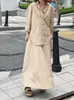 Su Mei Hui estilo TH falda midi mujer 26 Otoño Nuevo Cintura Alta Línea A Larga Adelgazante Versátil Temperamento Viaje Falda Midi