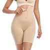 Modelador Europeu e Americano Transfronteiriço de Tamanho Grande Corselete de Duas Fileiras de Botões de Cintura Alta para Mulheres Alta Elasticidade Controle de Barriga Sem Costura Levanta Bumbum Modelador Corporal Roupa Íntima