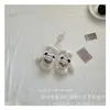 2024 nuevo invierno Corea del Sur bufanda para niños guantes de oso gordo conjunto de dos piezas a prueba de viento cálido cruzado felpa bebé