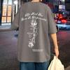 2025 Nova Camiseta de Manga Curta Masculina Verão Estilo Coreano Marca Tendência Hip-hop Gola Redonda Manga Meia Manga Meia Manga Top Camisa Base