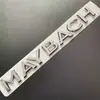 Aplicável ao logo Mercedes-Benz Maybach logo da classe S modificado S400 S450 logo lateral logo da tampa do porta-malas dianteira e traseira calota da roda