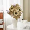 Popular Nuevo Ramo de Flores Artificiales de Color Otoñal Corona de Hojas de Arce Calabaza de Acción de Gracias Decoración del Hogar Halloween Paquete de Otoño