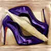 Novo Estilo de Outono Sapatos Sexy de Corte Baixo Bico Fino Couro Macio Salto Fino Salto Alto Elegante Versátil Fashionável Salto Alto