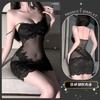 Amor Shangyou Lingerie Sexy Artesanato Pesado Desejo Puro Férias Renda Transparente Francesa Malha Sexy Camisola Qqny Roupa de Dormir