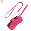 Bolsa para gafas de miopía colgante de cuello portátil, bolsa para gafas de cuero suave antiarañazos anti-desgaste, estuche para gafas de sol, bolsa para gafas de PU