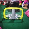 Portería de Fútbol Infantil Plegable para Interiores Red de Fútbol Plegable Uso en Casa Portátil para Exteriores Soporte de Fútbol Móvil Entrenamiento para Adultos Portería de Hockey sobre Hielo