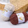Hebra de Hilo para Tejer a Mano, Hilo Grueso Medio, Hilo de Tira de Hielo, Hilo para Bebé 'Snowball Little Cutie' para Tejer Bufandas, Crochetar Muñecas y Coser Bolsas