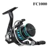 Carrete de Pesca Spinning Bilings Carrete de Metal Brazo Plegable Lanzamiento a Larga Distancia Carrete para Caña de Mar Carrete de Hilo de Pesca Carrete de Micro Pesca Venta al por Mayor Fc