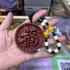 Chifre de Rinoceronte Cabo de Jacarandá Peça Doze Signos do Zodíaco Pixiu de Madeira Deus da Riqueza Pingente Pingente Transmissão ao Vivo Barraquinha de Rua Fábrica Atacado