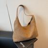 Bolso Grande de Felpa Nuevo Popular Transfronterizo para Mujer 2026 Nuevo Bolso de Hombro para Viajar en Otoño e Invierno Bolso Tote de Gran Capacidad
