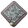 Cojín Eléctrico Calefactor de Jade para Silla de Oficina, Cojín Hexagonal de Xiuyan Jade Infrarrojo Lejano para Taburete y Cojín para Respaldo