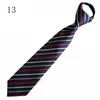 Venta al por mayor del fabricante Corbatas Rojas con Cremallera para Hombres y Mujeres, Vestimenta Formal de Negocios para Novio, Boda Estilo Coreano Corbata Rayada Perezosa Sin Corbata