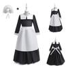 Disfraz de la Familia Addams Disfraz de Miércoles Vestido de Baile Disfraz de cosplay para niños