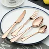 Conjunto de Talheres para Bife de Restaurante Ocidental em Aço Inoxidável Conjunto de Talheres Doméstico para Hotel Faca, Garfo e Colher Atacado Popular na Internet