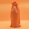 Bolsa de vino de lino de fábrica, funda para botella de vino para cata a ciegas, bolsa de lino con cordón para botella de vino, bolsa de lino para vino