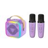 Karaokê Bluetooth K10 Microfone Alto-falante Áudio Tudo-Em-Um com Microfone Presente de Aniversário para Meninas Dia das Crianças Música
