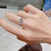 Banho a Frio e Sem Cor 18K Anel de Nariz Pig com Diamantes Inteiros Feminino Abertura Luxo Leve Nicho Dedo Indicador Moda Celebridade da Internet Personalidade