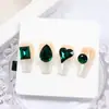 Dongzhou Nail Art Strass K9 Esmeralda com Fundo Pontiagudo Strass Irregular Acessórios para Joias DIY Strass para Unhas Populares Outono e Inverno