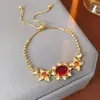 Conjunto Retangular de Zircônia Vintage Estilo Palácio Retrô Design de Joias Acessórios de Nicho para Mulheres com um Toque de Luxo