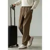 Pantalones Casuales Retro de Estilo Old Money Fáciles de Cuidar para Hombre, Nuevos Pantalones Rectos Moldeadores Otoño e Invierno 2025