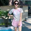 Traje de Baño de Dos Piezas para Mujer 2026, Estilo Falda con Shorts, Conjunto de Dos Piezas para Niñas Jóvenes y Estudiantes, Traje de Baño Deportivo con Protección Solar, En Stock al por Mayor