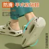 Chinelos Masculinos Estilo Crocodilo Verão 2026 Novo Modelo Antiderrapante Resistente a Odores Resistente ao Desgaste Chinelos Masculinos para Exterior com Sola Grossa Macia de EVA