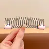 Tiara de Cabelo Infantil Grampo para Franja para Meninas 2025 Novo Modelo Ferramenta de Penteado para Parte de Trás da Cabeça Pente de Cabelo Acessório de Cabelo Grampo