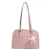 Mochila Casual de Gran Capacidad para Mujer 2026 Verano Tendencia Nueva Estrella Patrón Bolso de Hombro Nicho Bolso Cruzado para Viaje