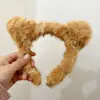 Fofo Criativo Pinguim Peixe Pelúcia Faixa de Cabeça Feminina Desenho Animado Fofo Foto Grampo de Cabelo Lavar o Rosto Cabelo Faixa de Cabeça Acessório de Cabeça Outono