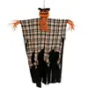 Decoración de calabaza con cabeza de Halloween, fantasma colgante, espantapájaros, accesorios de casa embrujada vintage, adornos de jardín exteriores aterradores, fantasma colgante