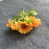 Fábrica de flores artificiais pequeno punho girassol lidar com grupo flor falsa atacado casamento mão segurando flor de seda cross-border decoração de casa simulação