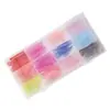 2025 Uñas Transfronterizas Coloridas Formas de Uñas Gel de Uñas Rápido Paquete Mixto Multicolor Tamaño Múltiple Decoraciones de Puntas de Uñas de Cristal Sin Costuras