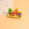 Frascos de geleia em miniatura de resina simulada, componentes de acessório DIY, materiais de cola de creme feitos à mão, decorações variadas de brinquedos de comida