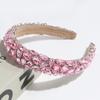 Moda Europea y Americana Barroco Diadema de Diamantes Completa Accesorios para el Cabello Lujo Ligero Precioso Sensación de Alta Gama Tocado para Banquete Personalidad Diadema para Moño