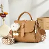 Bolso de Mano Cuadrado Pequeño con Correa Ancha Elegante Transfronterizo Nuevo de Moda Simple Versátil Moda Bolso Pequeño de Hombro Cruzado para Mujer